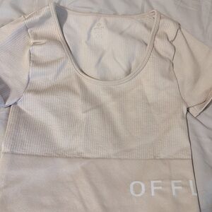 Cute cropped fitted top